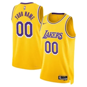 Magnifico Los Angeles Lakers Nike Unisex Swingman Custom Jersey Gold Icon Edition