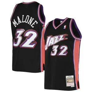 Resistente Fantastico Karl Malone Utah Jazz 2001/02 Hardwood Classics Swingman Jersey Black