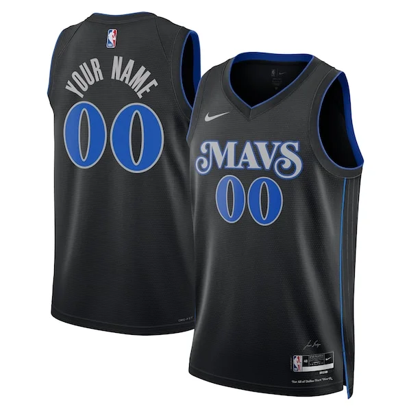 Magnifico Dallas Mavericks Nike Unisex 2023/24 Custom Swingman Jersey Black City Edition