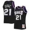 Fantastico Vlade Divac Sacramento Kings 2000/01 Hardwood Classics Swingman Jersey Black