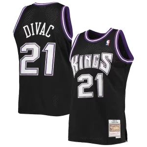 Fantastico Vlade Divac Sacramento Kings 2000/01 Hardwood Classics Swingman Jersey Black