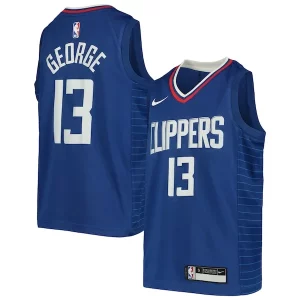 Lussuoso Attraente Incantevole Paul George LA Clippers Nike Youth Swingman Jersey Icon Edition Royal