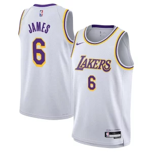 Versatile Magnifico Incantevole LeBron James Los Angeles Lakers Nike Youth Performance Swingman Jersey Association Edition White