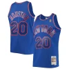 Lussuoso Versatile Magnifico Allan Houston New York Knicks 1996/97 Throwback Dark Swingman Jersey Blue