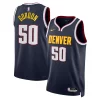 Trendy Comodo Resistente Aaron Gordon Denver Nuggets Nike Unisex Swingman Replica Jersey Icon Edition Navy