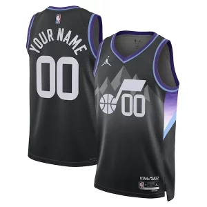 Eccezionale Carino Utah Jazz Jordan Brand Unisex 2024/25 Custom Swingman Jersey Statement Edition Black