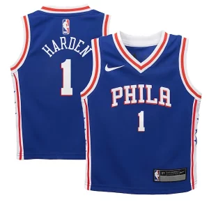 Gorgeous James Harden Philadelphia 76ers Nike Preschool Swingman Player Jersey Icon Edition Royal